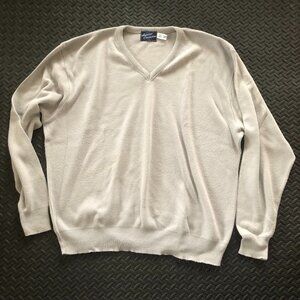 VINTAGE AMERICAN CONNECTION GRAY V NECK PULLOVER SWEATER SIZE 3XT